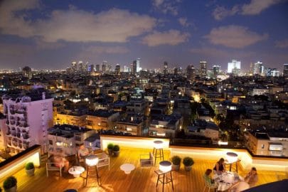 Tel Aviv night view